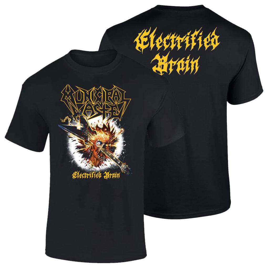 Municipal Waste Thrash Band Graphic Cotton T-shirt Unisex Men Women Fans Essentials Short Sleeve Tops Fashion Brand Summer Tee