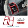 Real Soft Carbon Fiber Sticker For Chrysler 300 300C 2005 2006 2007 2008 2009 2010 Car Air Outlet Vent Interior Accessories.