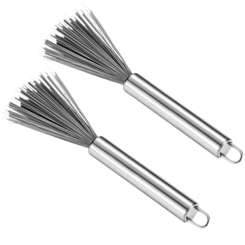 Xiaomi 1pc/2pcs Multi-Functional Cleaning Brush Steel Handle Household Cleaning Brush Home Cleaning Helper