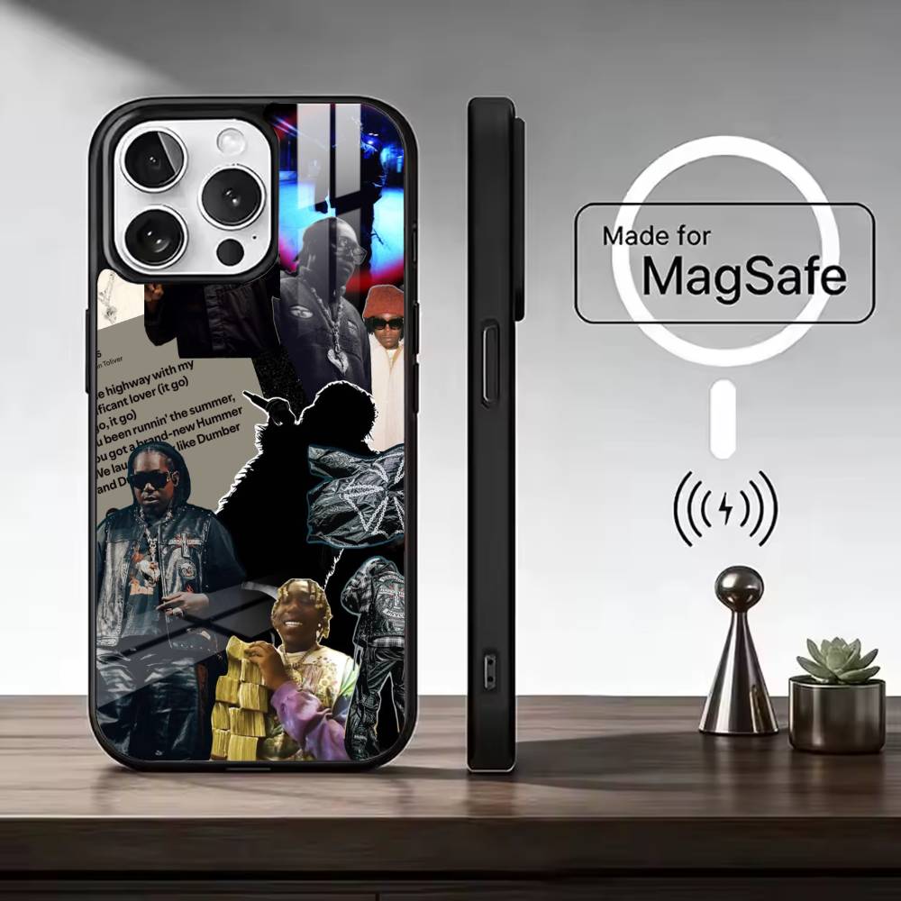 Чехол для телефона D-Don toliver Cool rapper для iPhone 17, 16, 15, 14, 13, 12, 11 Plus, Pro, магнитный с Magsafe, беспроводная зарядка