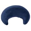 Baibu Home Washable Hair Support Navy Cushion, Crescent-shaped Above-Knee Cushion, Armrest, Backrest, Chewy, Fluffy, Cover, Salon, Reading, Nursing,