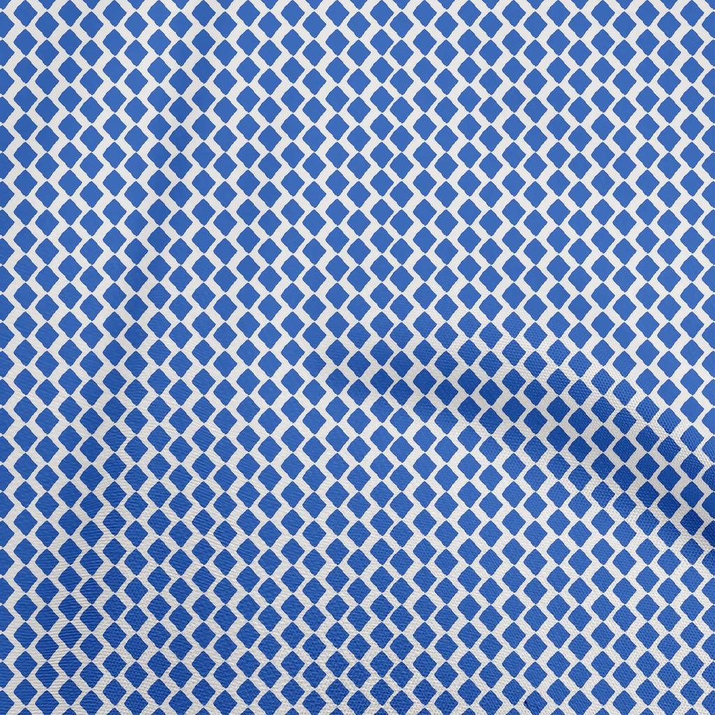 oneOone Georgette Viscose Blue Fabric Block Diy Clothing Quilting Fabric Print Fabric By Yard 42 Inch