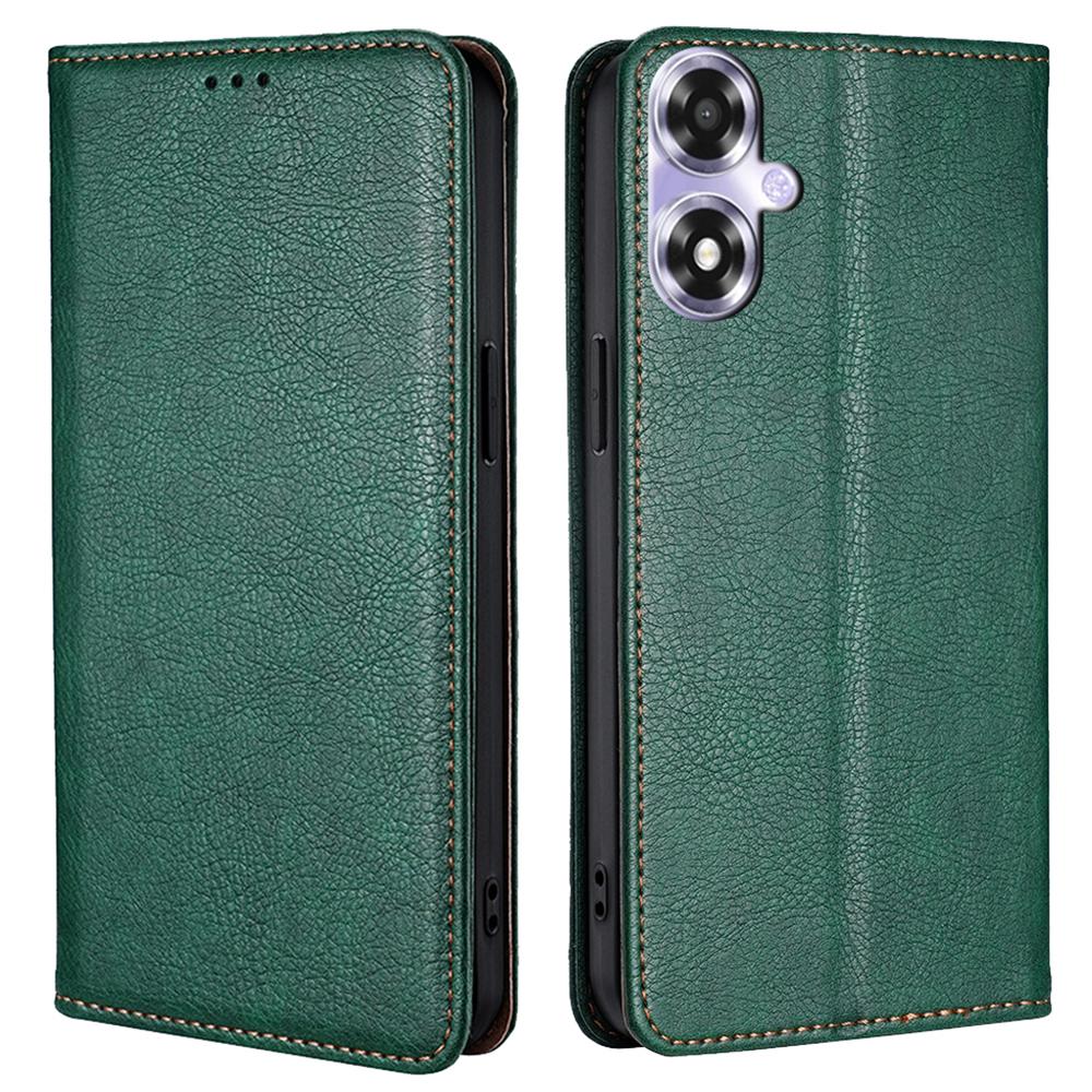 For Oppo A2m 5G/A2x 5G Case Wallet Card Slots Anti-scratch PU Leather Magnetic Cell Phone Cover