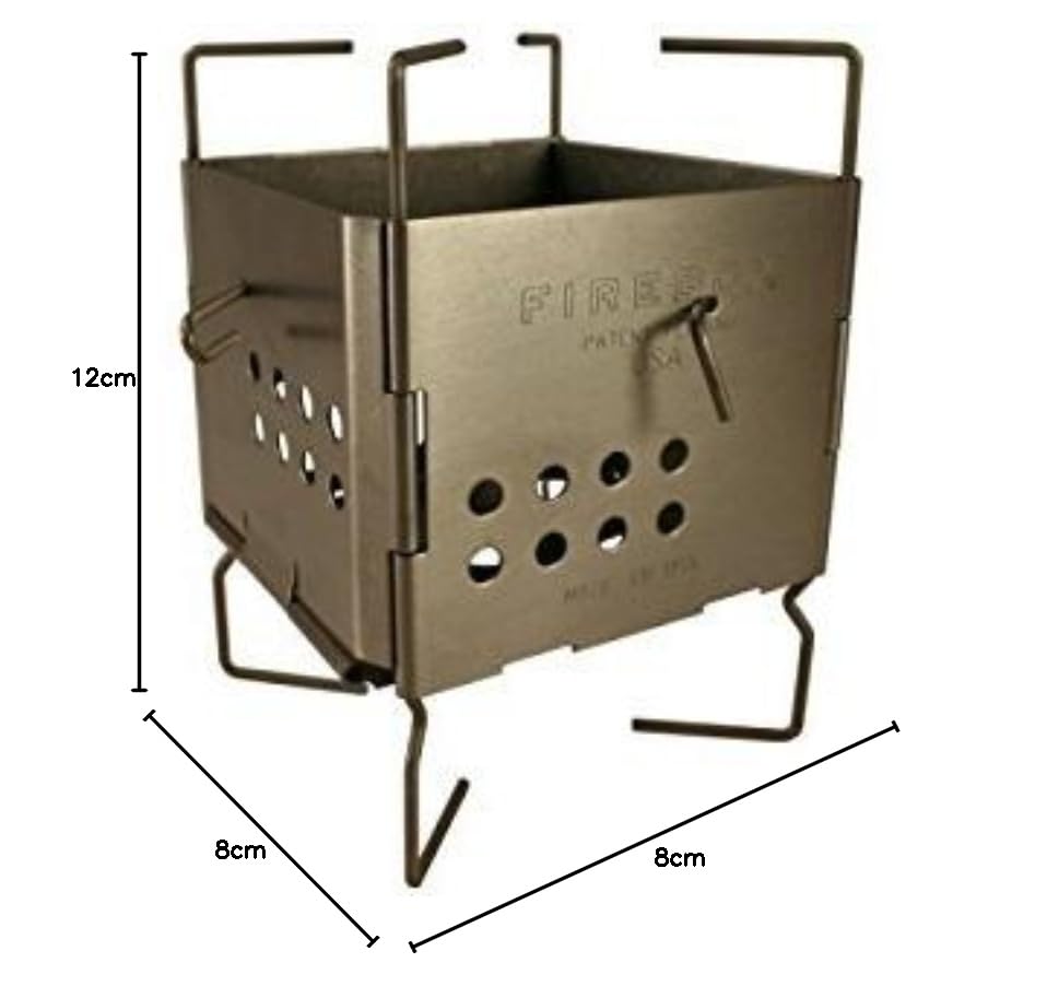Дровяная печь FIREBOX GEN2 Nano, титановая, 3 дюйма [Оригинальный японский продукт]