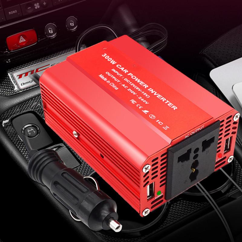300 Вт Интеллектуальный Автомобильный Инвертор Двойной USB Преобразователь Питания Многофункциональный Портативный Адаптер Питания