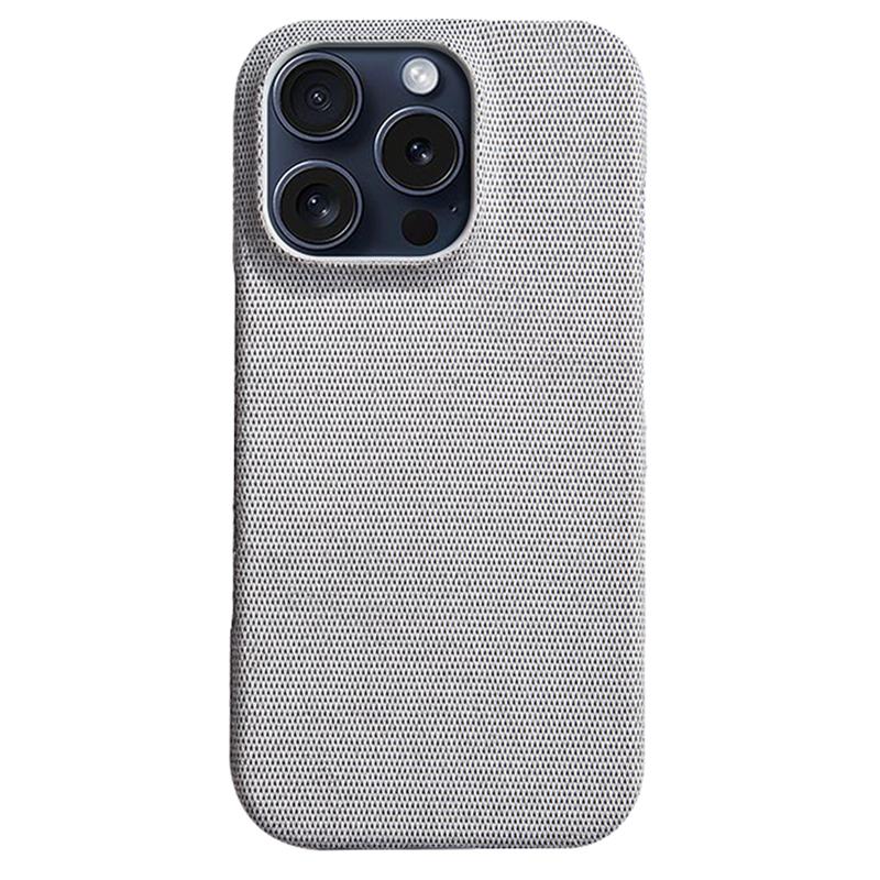 For iPhone 16 Pro Case Cloth Texture Anti-Scratch Protective PC Phone Cover