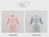 Quilted Cotton Baby Jumpsuit for Boys and Girls - Warm Newborn Romper for Spring and Autumn