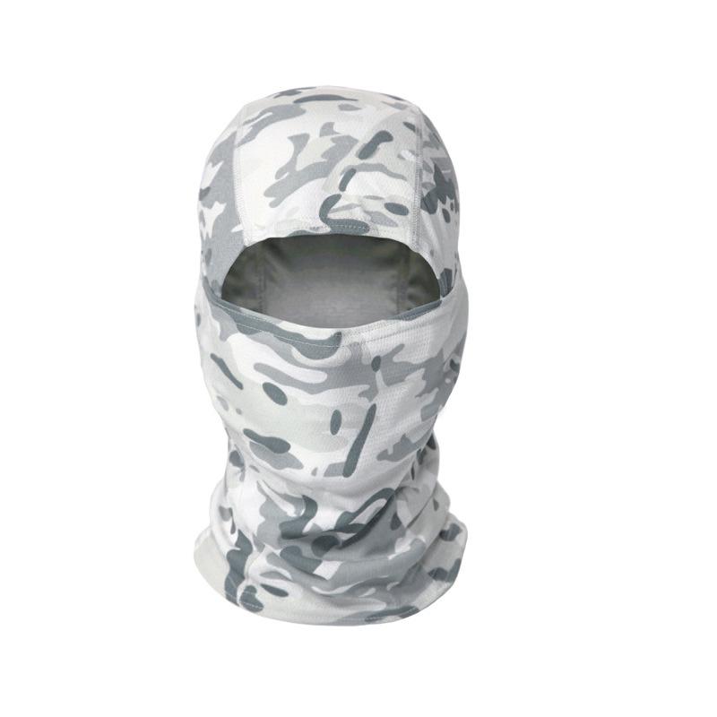 Men's Outdoor Cycling Tactical Camouflage Balaclava Sunscreen Skullcap Helmet Liner