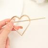 1pc Delicate Love Hairpin Minimalist and Fashionable Alloy Heart Shaped Arrow Hair Sticks for Better Hair Decoration