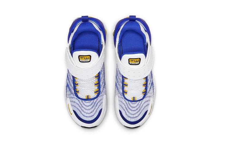 Nike Air Max Tailwind 1 Винтажные износостойкие низкие спортивные повседневные кроссовки Бело-синие Детские возрастом 3-7 лет DQ0297-100