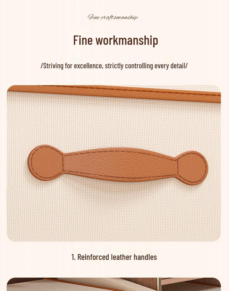 Home Wardrobe Storage Box with Lid for Clothes, Quilts, and Underwear