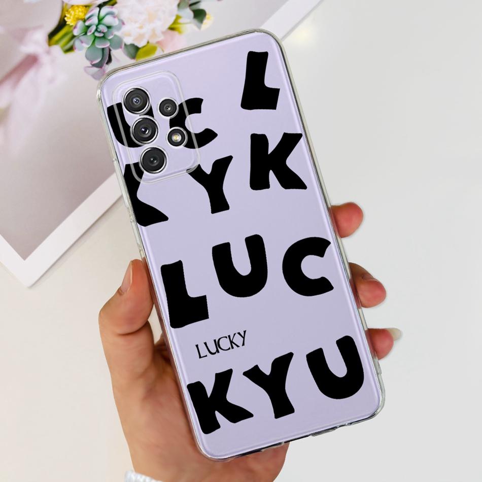 Чехол для Samsung Galaxy A52 Чехол Samsung A52s 5G Элегантная Печать Мягкий Силикон ТПУ Задняя Крышка Телефона Для Samsung A52 4G 5G A 52 52s