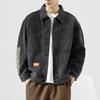 Spring and Autumn New Loose Denim Jacket Men's Camouflage Retro Loose Large Size Work Jacket Casual Top