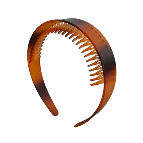 Ободок для волос Extra Wide Thick Headband с нескользящими зубьями в винтажном стиле, прочно держащийся, офисный аксессуар для волос