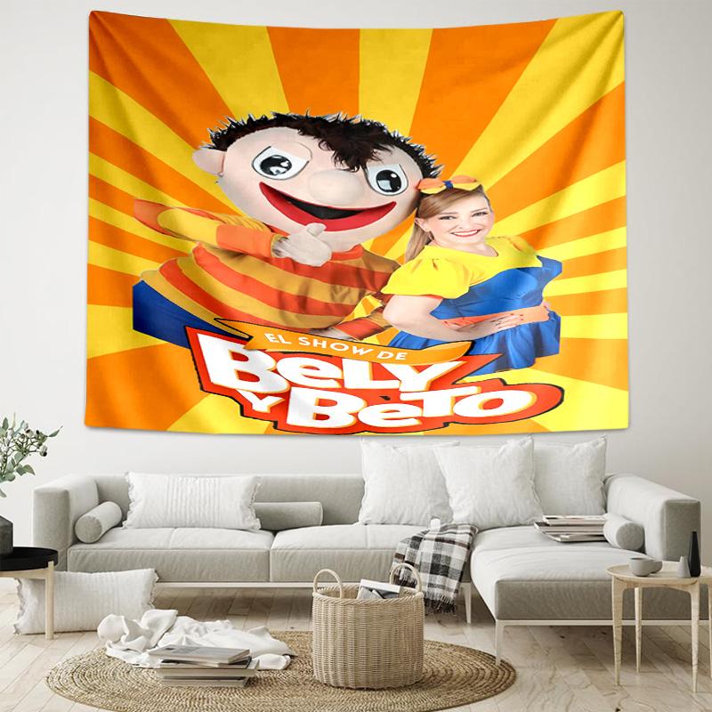 1pc Cartoon B-Bely B-Beto Tapestry, Living Room, Bedroom, Office, Party Decor, Ideal Festive Gift