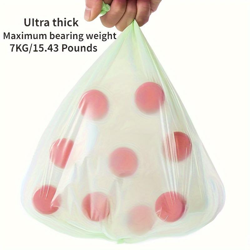 100-Pack Multi-Color Disposable Trash Bags - Portable, Thin Plastic Garbage Bags For Kitchen, Bathroom, Office & Dorm Cleaning