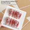 60/66Pcs Transparent Double Adhesive Tape False Nails Display Stand Glue Stickers Acrylic Practice Showing Bar Nail Art Tools