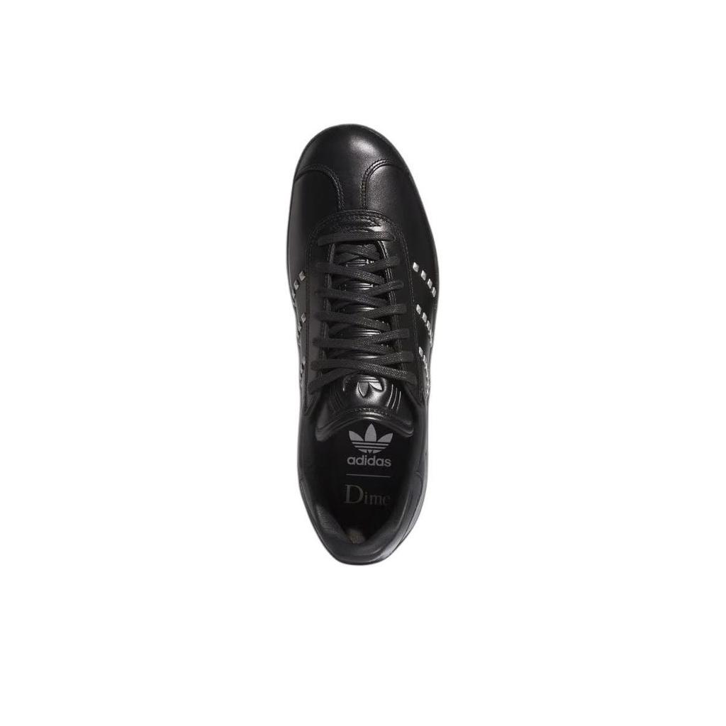Dime x adidas Gazelle ADV Черный Серебристый Металлик Шипы Мужские Кроссовки Основной Черный Карбон IH2946