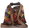 Women's Leather Shoulder Bag – Patchwork Design