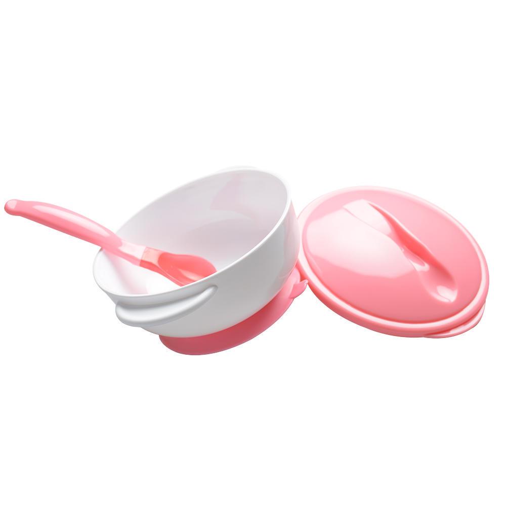 Детская с нескользящей посудой, миска с датчиком температуры, присоска для кормления