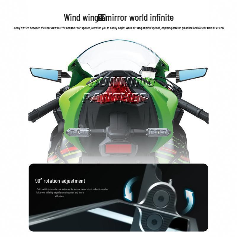 Модифицированные алюминиевые крылья-зеркала заднего вида для Kawasaki ZX-6R