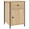 VidaXL Bedside Table Sonoma Oak 40x42x60 Cm Engineered Wood 825905