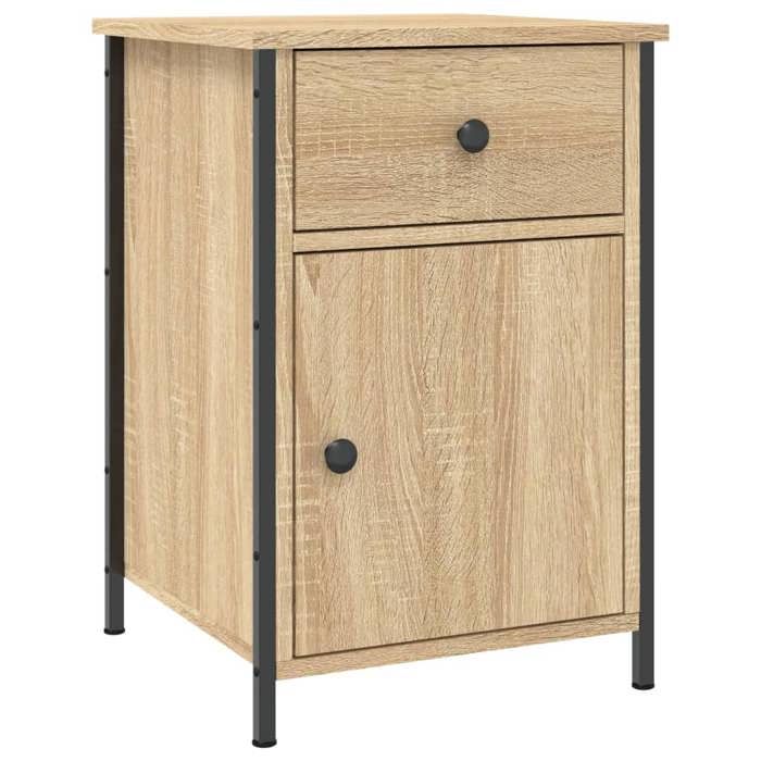 VidaXL Bedside Table Sonoma Oak 40x42x60 Cm Engineered Wood 825905