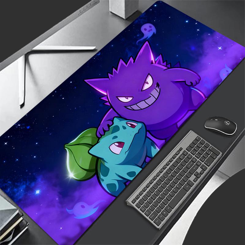 Mouse Pad Big Pokemon Gengar Computer Speed Type Varpet Mat For Esports Players Laptop Keyboard Pad Mousepad Office PC Desk Mat