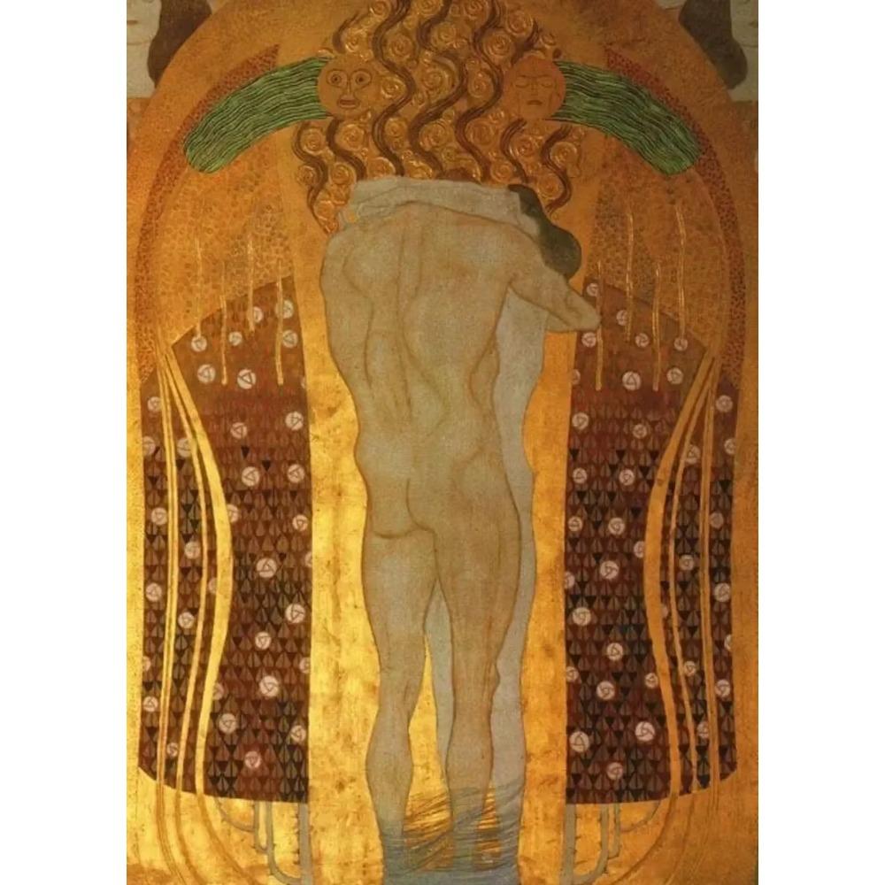 Classic Abstract Figure Artworks of Gustav Klimt, Including "The Kiss" and "The Tree of Life" Home Decor Gifts.