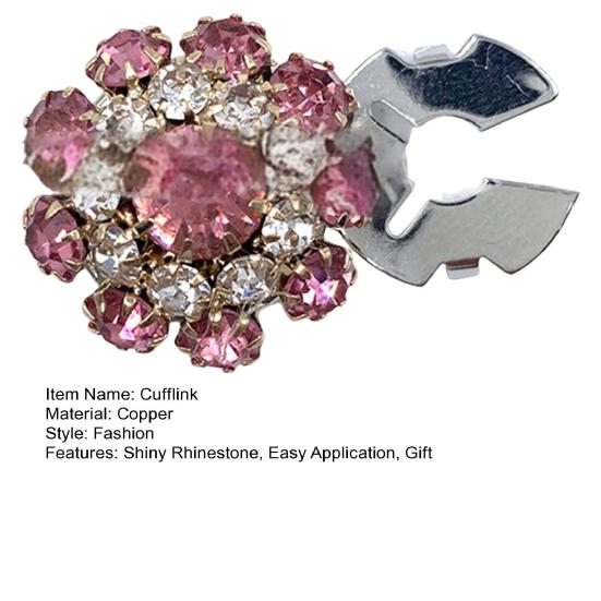 Cufflink Rhinestone Button Cover Button Snap Pliers Press Tool Tuxedos Removable Shirt Button Clip Jewelry with Pliers Press