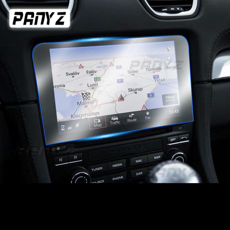 Для Porsche 911 718 Boxster Cayman 2016-2018 Автомобильная GPS-навигационная пленка ЖК-экран Защитная пленка из закаленного стекла против царапин