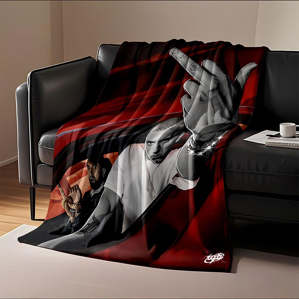 Car and Hand Illustration Blanket for all seasons blanket lunch break throw gift