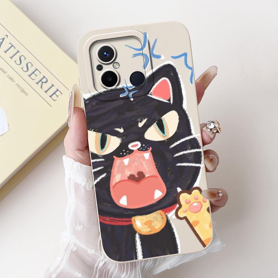 For Xiaomi Redmi 12C Case Stylish Candy Painted Cover Soft Silicone Phone Cases For Xiaomi Redmi 12C 12 C Redmi12C Fundas Bumper