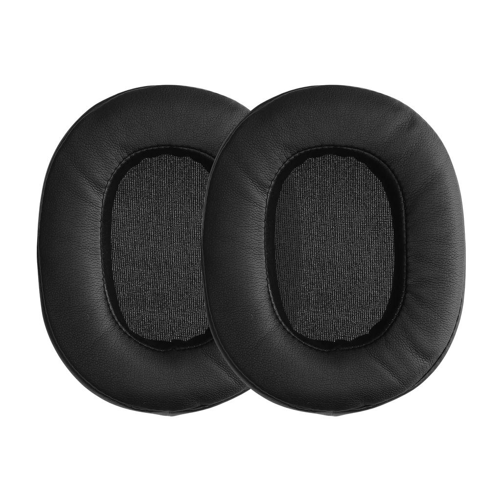 Чехол для наушников kwmobile 2x, совместимый со сменными амбушюрами Sony, искусственная кожа, черный WH-L600 -