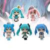Adorable Q Version Hatsune Miku Figurine Pvc Anime Collectible Doll Set For Fans