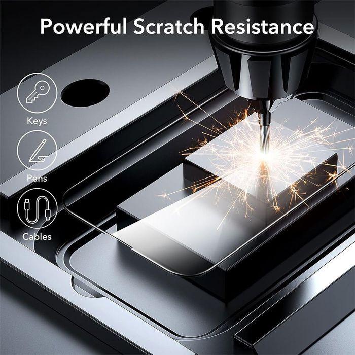 3 Verre Trempé Intégral pour iPhone 18 Pro, Protection d'écran Antichoc 9H