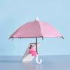 Mini Umbrella for Smart Phone with Suction Cup Holder, Outdoor Anti-Glare Sunshade Cover, Anti-Reflective Screen Protector