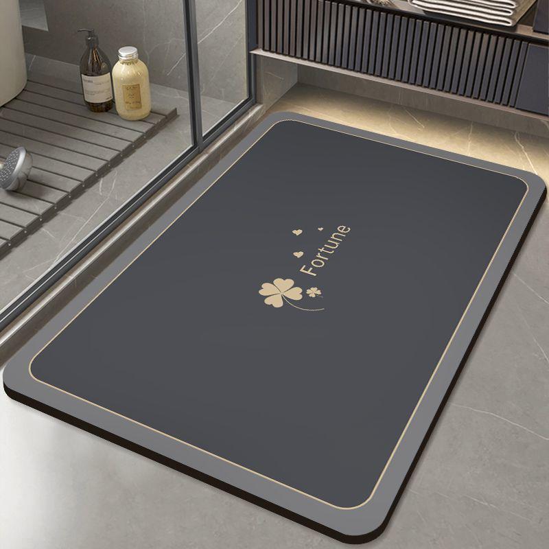 Diatom Mud Mat Bathroom Dirty Quick Drying Mat Household Absorbent Quick Drying Non-Slip Mat
