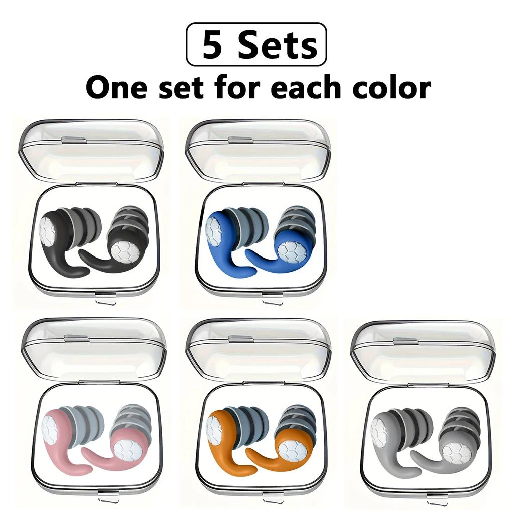 HUAK 1Pair Sleeping Ear Plugs Noise Reduction Tapones Oido Ruido Soft Oordopjes Earplug Waterproof Tapones Para Dormir Earplugs
