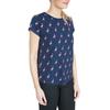 Womens Carolyn Short Sleeved Patterned T Shirt