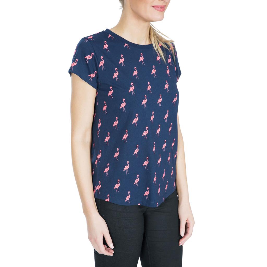 Womens Carolyn Short Sleeved Patterned T Shirt