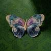 Delicate Embroidery Butterfly Brooch High-End Femininity Retro Insect Corsage Niche Design Pin Suit Accessories