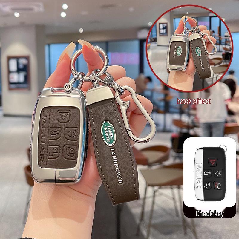 Land Rover Key Case: Compatible with Range Rover Evoque, Discovery 4/5, Velar, Sport, Freelander 2 Models.