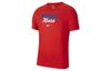 Nike T Shirts Men's Red Crew Neck Moderate Straight Fit CK8967-657