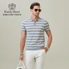 Silk and Linen Cotton Knitted Short-Sleeved T-Shirt Polo Shirt