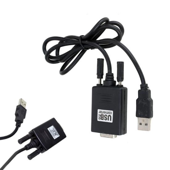 Портативный кабель-коннектор USB на контакты RS232 9 Адаптер-конвертер для Win 7