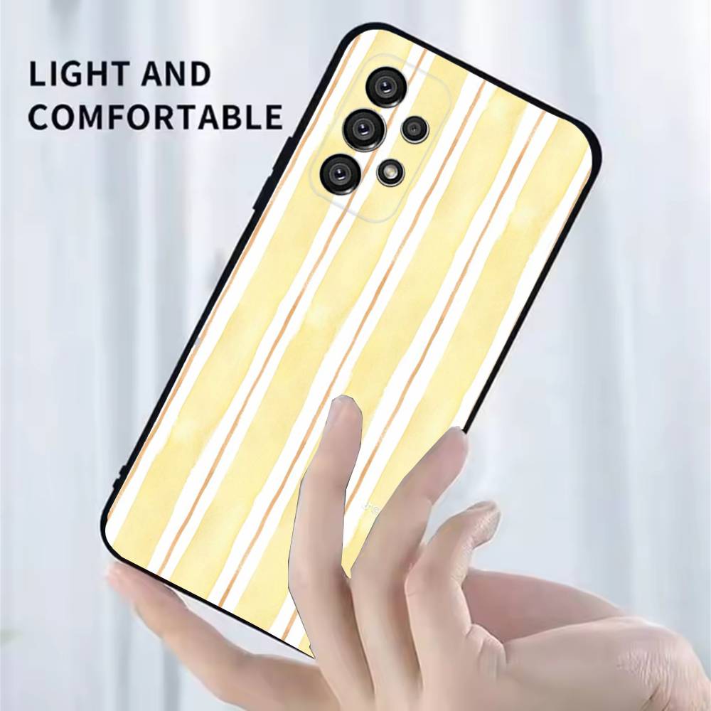 Яркий полосатый минималистичный INS Чехол для телефона для пары на Samsung Galaxy A73 A23A53 A33 A14 A24 A13 A72 A22 A52 5G A32 A54 A34