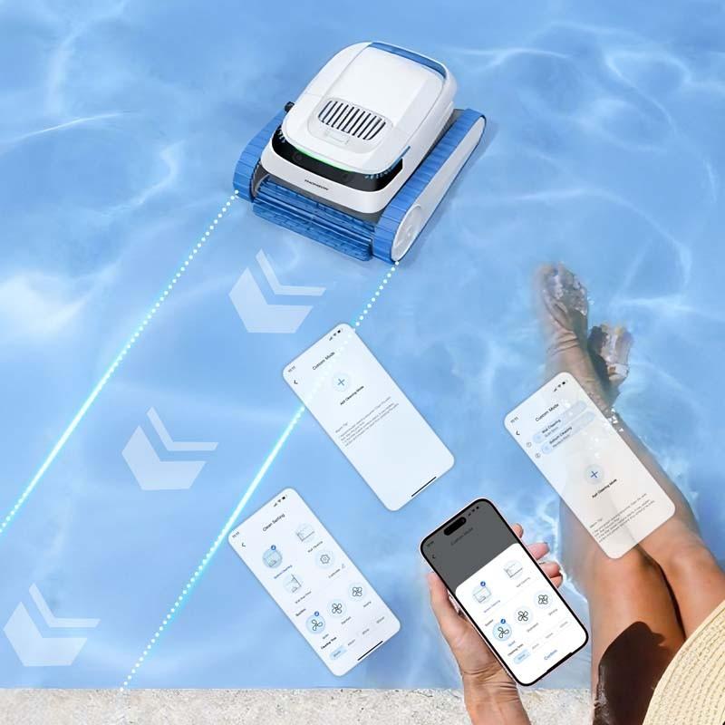 Thomson - Submarine Y - Robot Nettoyeur Piscine - Fond Parois Ligne D'eau - Nettoyage Complet