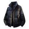 Wassup Sohot Men's American Retro Stand Collar Puffer Jacket