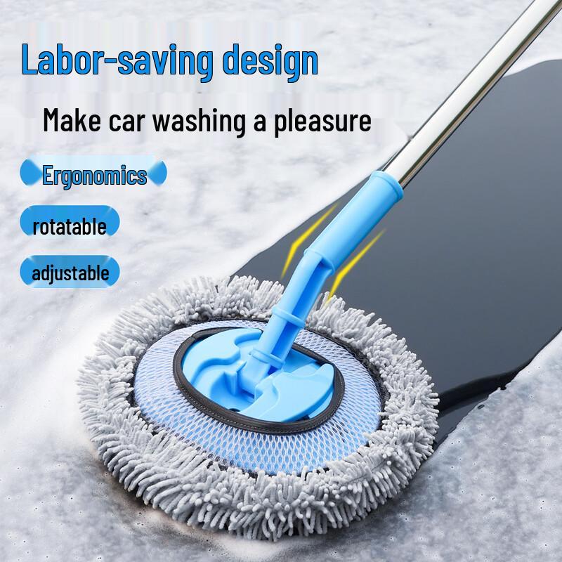 Retractable Car Wash Mop with Storage Bag
